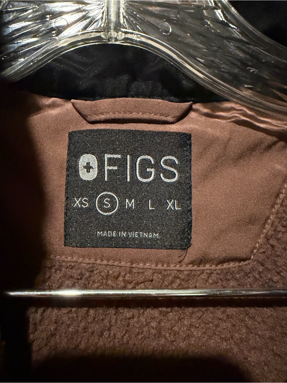 FIGS Women Brown Half-Zip Pullover Sweater - Picture 3 of 4